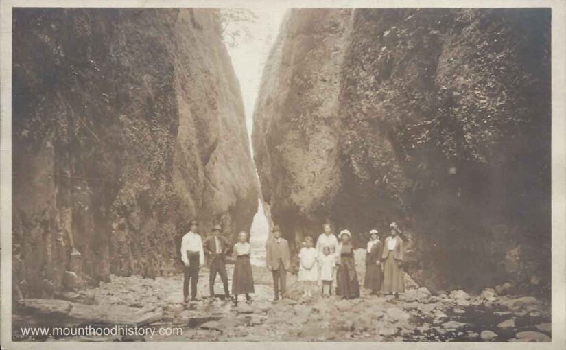 A Day at Oneonta Gorge circa 1910