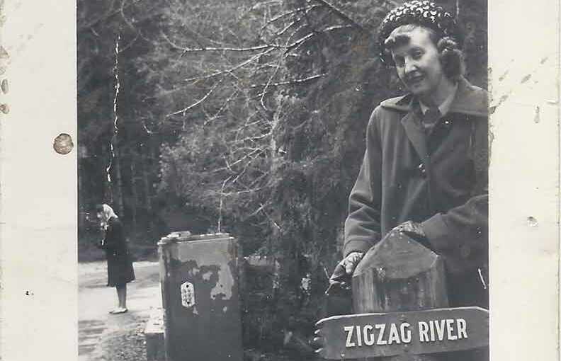 Zigzag River near Rhododendron Oregon – 1948