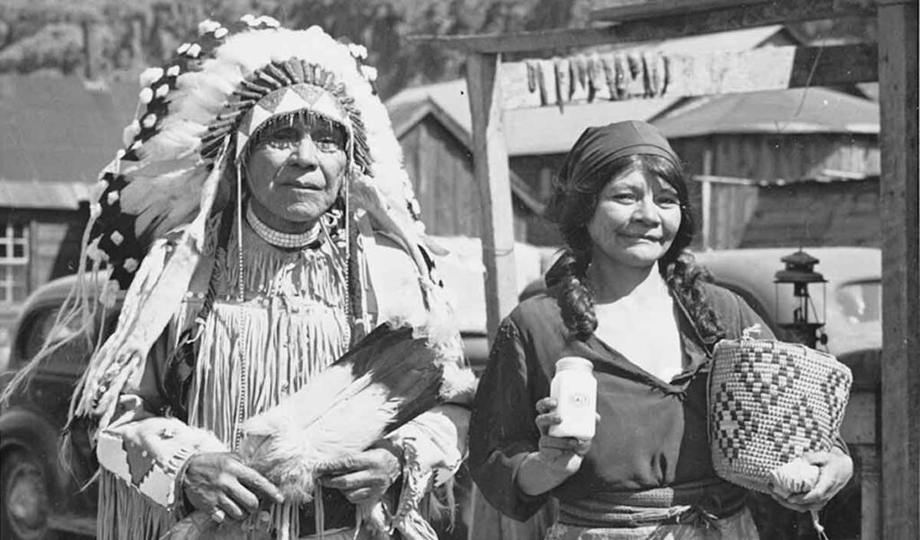 Chief Tommy Thompson and his wife Flora