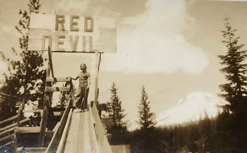 The Red Devil Toboggan Slide