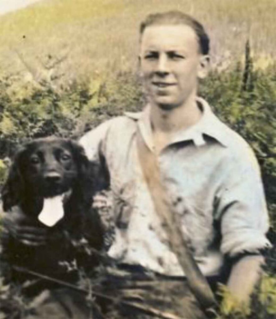Fred Steiner and His Dog