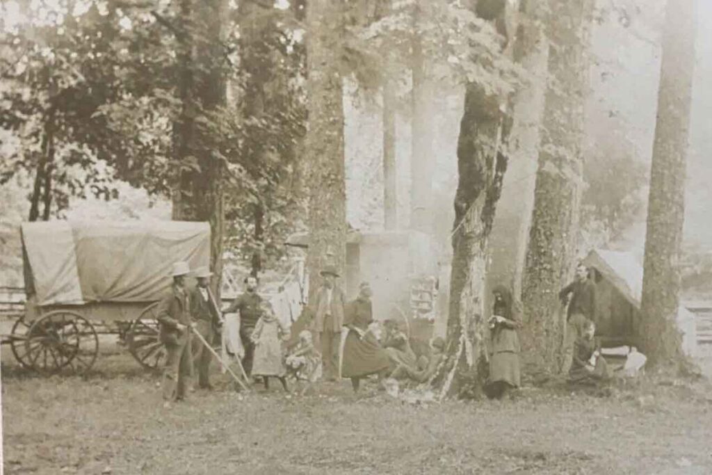 McIntyre family camp at Brightwood