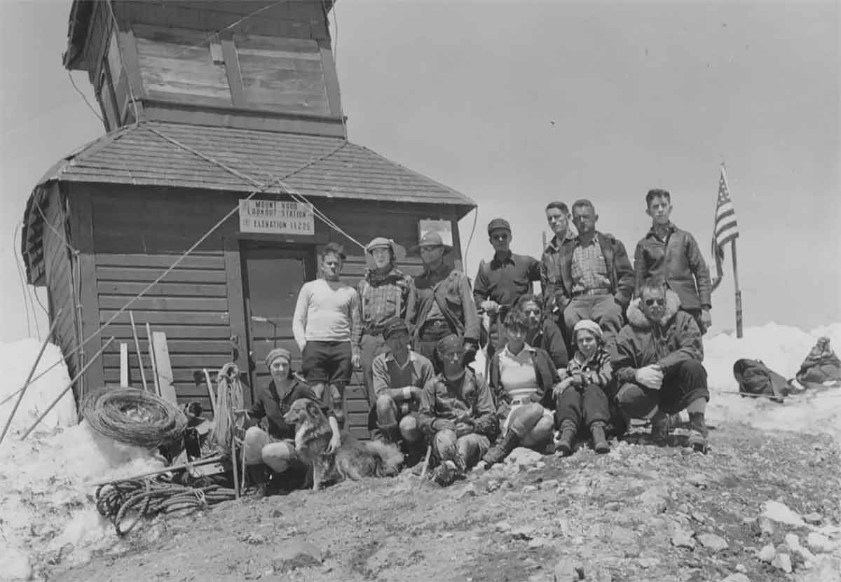 Ranger and Laddie on Mount Hood